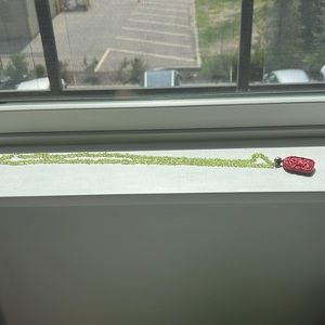 Red coral dragon carved necklace